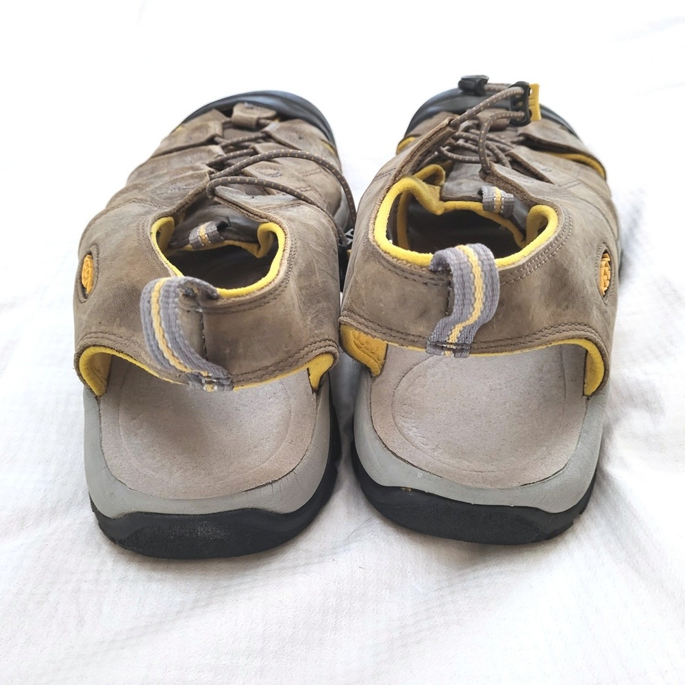 Keen Mens H2 Bison Brown Leather Waterproof River Hiking Gorpcore Sandals 12 - Picture 6 of 11